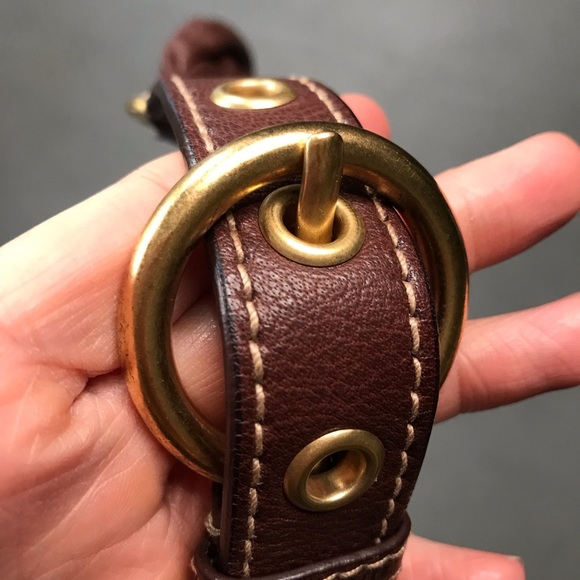 MIU MIU Brown Leather Belt Vintage Y2K main image 4